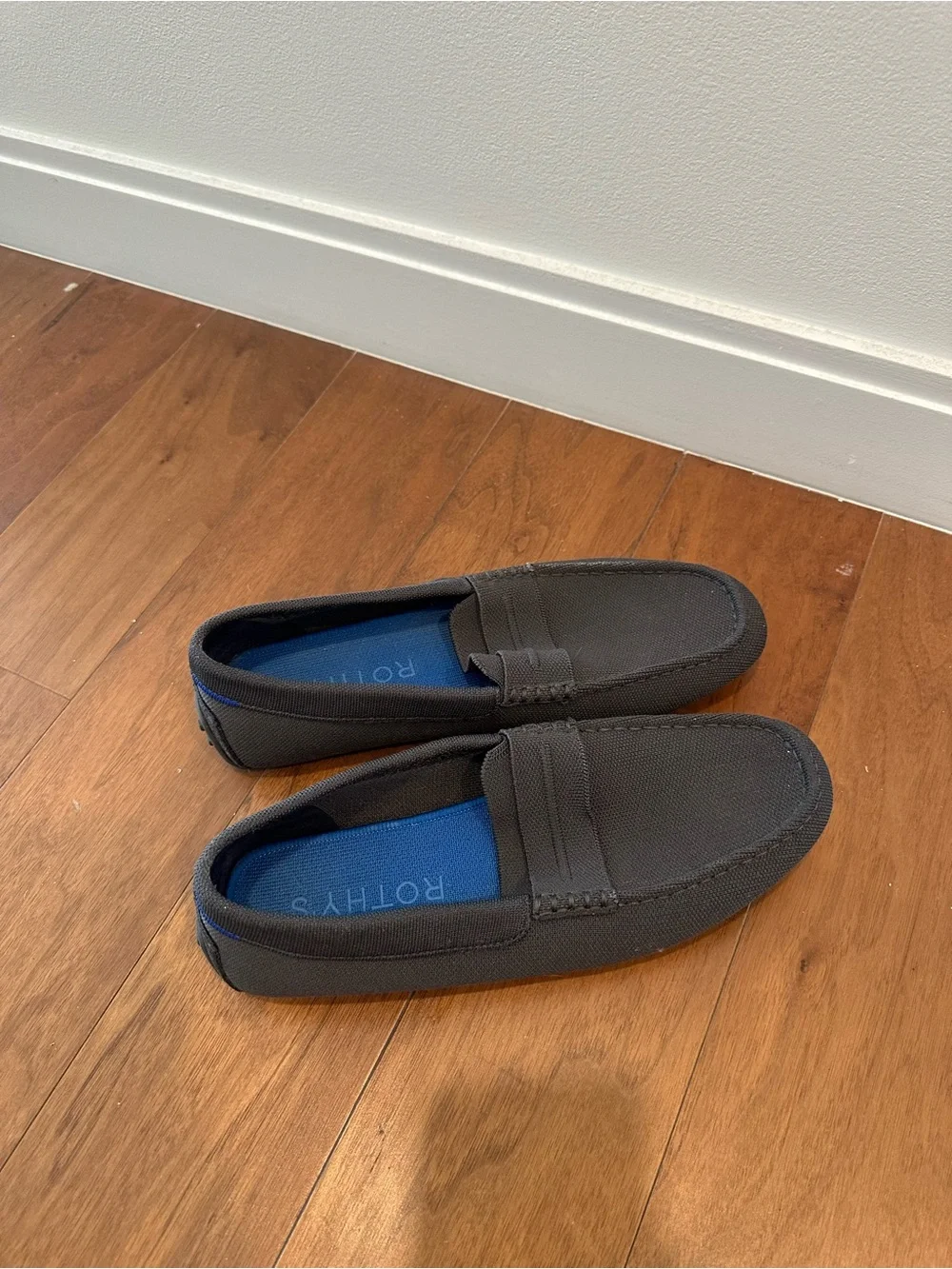 Rothy's Men's Charcoal Gray Slip-On Loafers